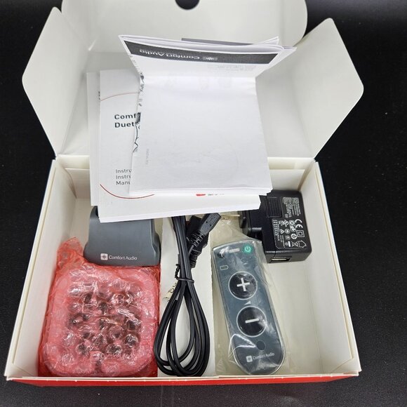 Comfort Audio Duett Personal Amplifier Listener Earbuds Headphones Charger WORKS - Picture 12 of 14